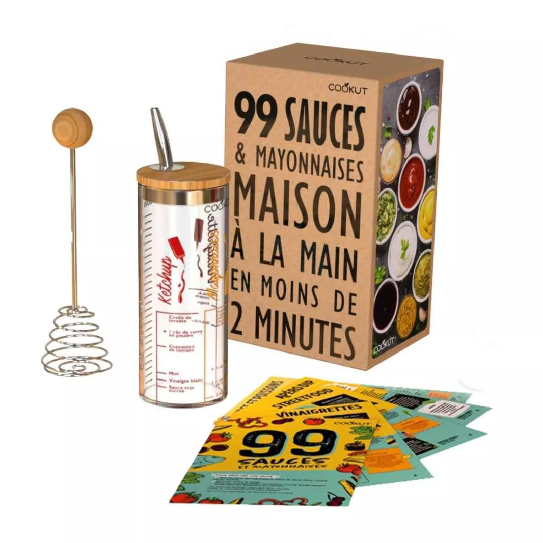 Shaker 99 sauces maison à la main