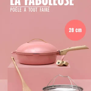 LA FABULEUSE POELE 28 CM PIVOINE