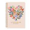 CARNET DE NOTE A5 A SPIRALE LE BONHEUR EST PARTOUT
